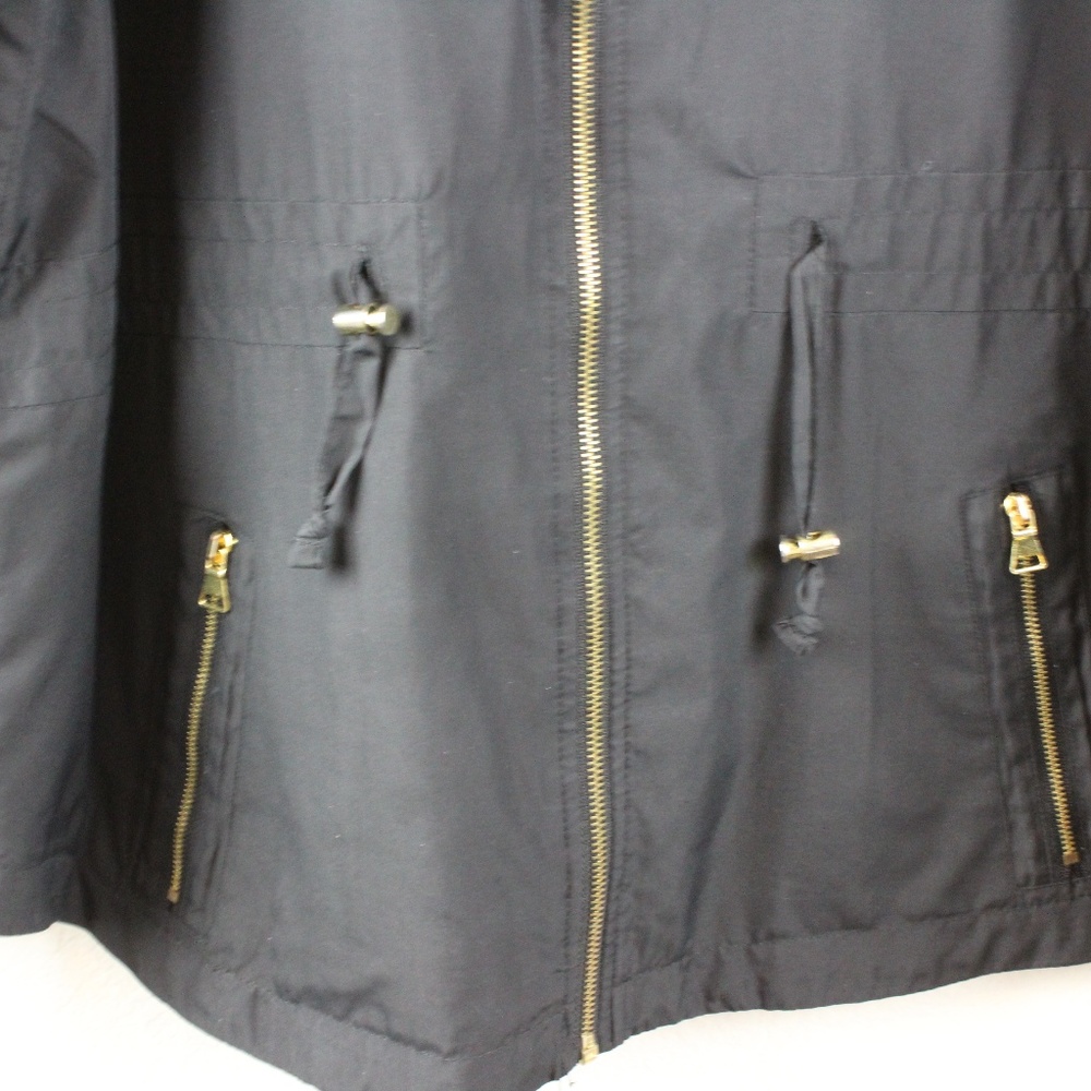 Women's Black Lightweight Jacket, Style & Co, XL - Picture 5 of 6